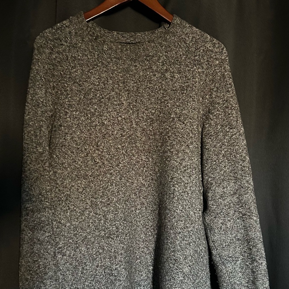 Banana Republic Men's Charcoal Crewneck Eco Sweater